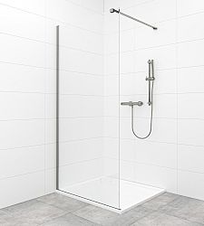 Sprchová zástena Walk-in 120 cm SAT vo farbe profilu PVD Gun metal SATBWI120PRGM