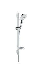 Sprchový set Hansgrohe Raindance Select E na stenu s mydlovničkou biela / chróm 26620400