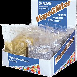 Trblietky Mapei Mapeglitter strieborná 0,1 kg R2T MAPEGLITTERST1