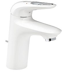 Umývadlová batéria Grohe Eurostyle New s výpusťou Moon White/chróm 33558LS3