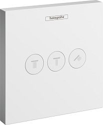 Ventil Hansgrohe ShowerSelect bez podomietkového telesa matná biela 15764700