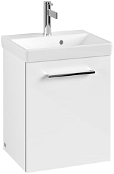 Villeroy & Boch Avento skrinka pod umývadlo, 1 dvierka, 430 x 514 x 384 mm, krištáľovo biela A88700B4