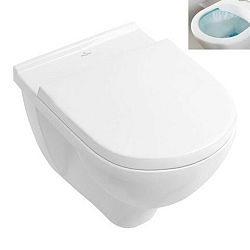 Wc so sedátkom softclose závesné Villeroy & Boch O.Novo zadný odpad 5660HR01