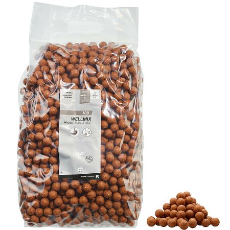 CAPERLAN Boilies Wellmix 20 mm 10 kg Pečeň