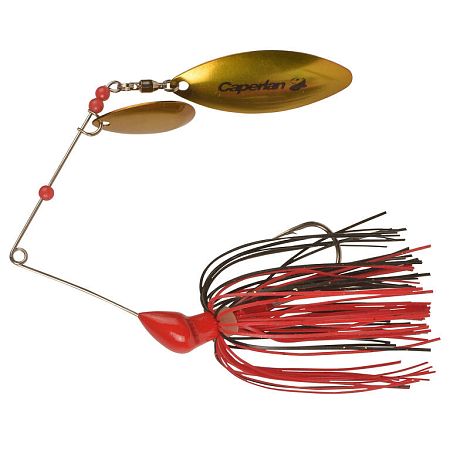 CAPERLAN Spinnerbait Buckhan na lov na umelé nástrahy 16 g červeno-čierny NO SIZE