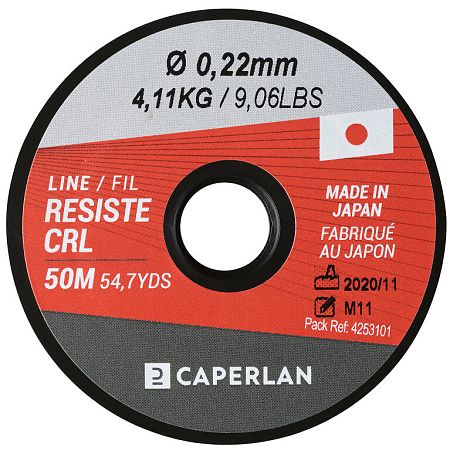 CAPERLAN Vlasec Line Resist CRL 50 m/0,22 mm biela 22_SLASH_100