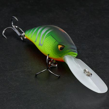 CAPERLAN Wobler Deep Crankbait WXM CRKDD 60 F Firetiger zelená