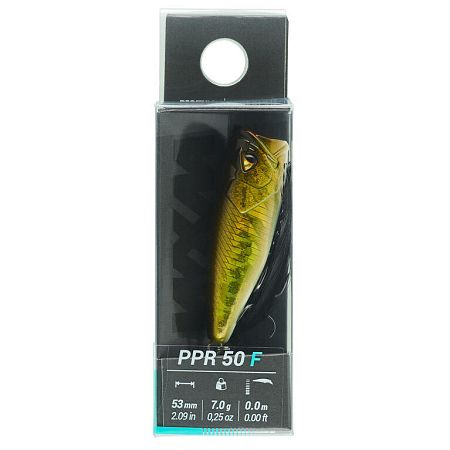 CAPERLAN Wobler Popper WXM PPR 50 F Black Bass žltá