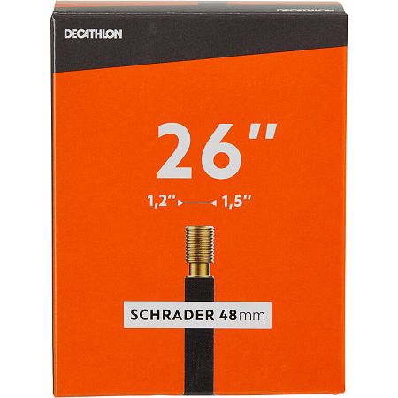 DECATHLON DUŠA 26 × 1,2/1,5 VENTIL SCHRADER 48 MM