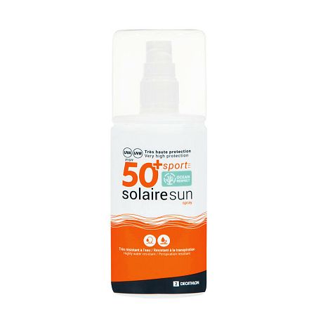 DECATHLON Krém na opaľovanie v spreji Sport SPF 50+ 150 ml IP 50