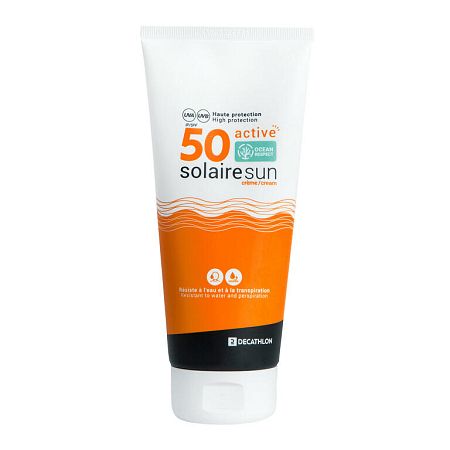 DECATHLON Ochranný opaľovací krém Active SPF 50 200 ml 200 ML