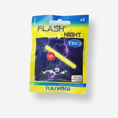 FLASHMER Svietiace tyčinky FNV-3 Flash Night T3 6,0 x 50 mm 5 ks .