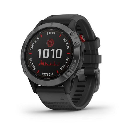 GARMIN Smart hodinky s GPS Fenix 6 Pro Solar Gray .