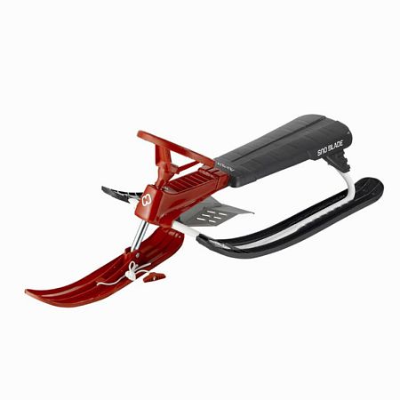 HAMAX Detské sánky Snowblade dvojmiestne čierno-červené SKI RED