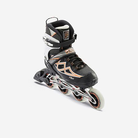 Inline kolieskové korčule Fila Primo Air Zone 84 mm čierne Salmon čierna 38