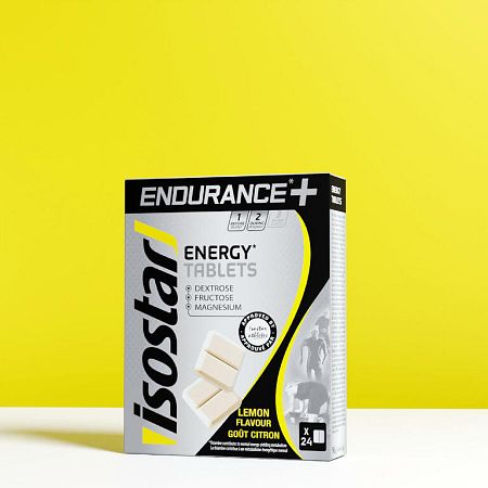 ISOSTAR Energetické tablety ENERGY TABLETS citrónové 24x4g .