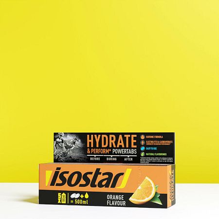 ISOSTAR Izotonický nápoj POWERTABS tablety pomarančové 10x12g .