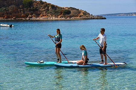 ITIWIT Pádlo na paddleboard 100 skladacie nastaviteľné 3 časti 170 – 220 cm oranžové oranžová 220 cm