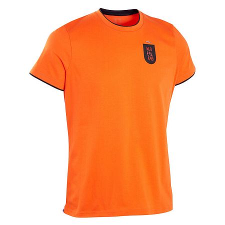 KIPSTA Futbalový dres FF100 Holandsko 2024 oranžová 2XL