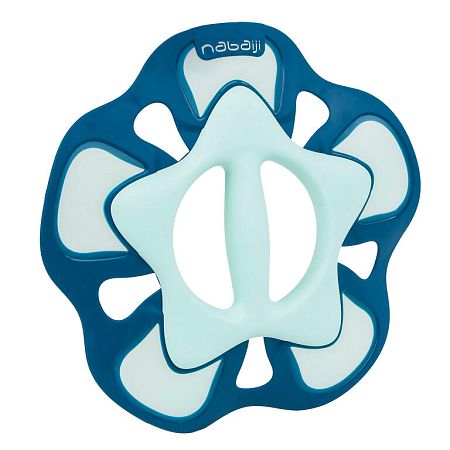 NABAIJI Činky do vody Pullpush Flower S na aquagymnastiku a aquafitness zeleno-modré