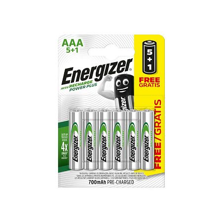 Nabíjateľné batérie Energizer 5+1 AAA/HR3 700 mAh .