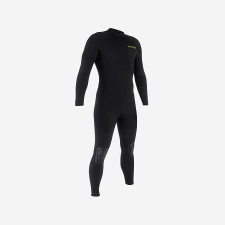 OLAIAN Pánska kombinéza na surf 100 neoprén 4/3 mm čierna XL