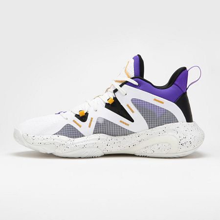 TARMAK Basketbalová obuv Los Angeles Lakers 900 NBA MID-3 unisex biela 41