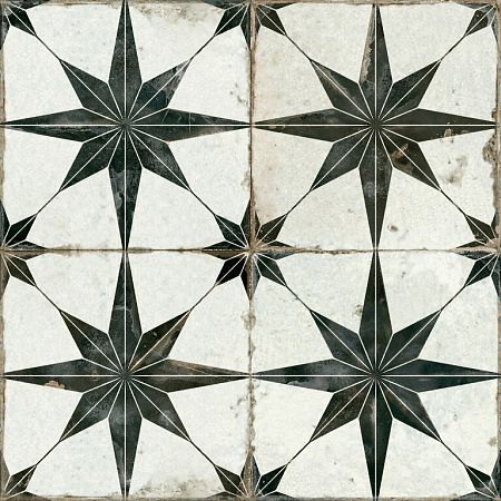 Dlažba Peronda FS Star negro 45x45 cm mat FSSTARN