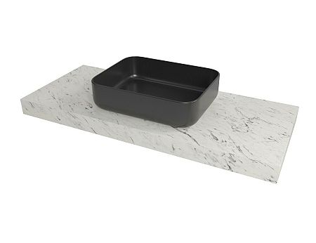 Doska pod umývadlo Naturel Dolce 143,5x8x50 cm mramor Carrara biela mat DO14050MCB