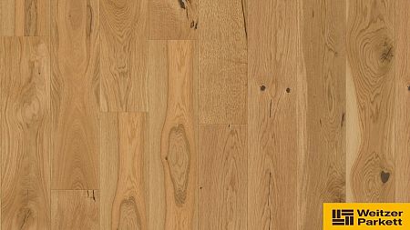 Drevená lakovaná podlaha Weitzer Parkett Oak rustic colorful 11mm 69004