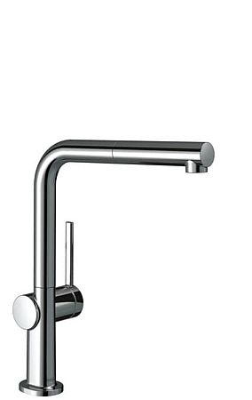 Drezová batéria Hansgrohe Talis s vyťahovacou sprškou chróm 72808000