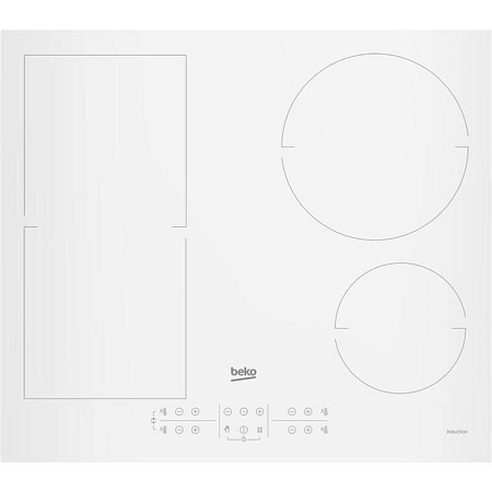 Indukčná varná doska Beko biela HII64200FMTW