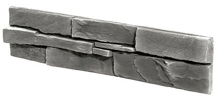 Kamenný obklad Stones Bedrock graphite 11,7x55 cm BEDROCKGF