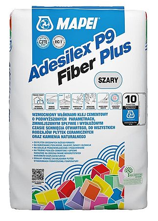 Lepidlo Mapei Adesilex P9 Fiber Plus sivá 25 kg ADESILEXP9FIBER