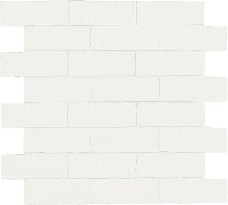 Mozaika Dom Comfort G white brick 33x33 cm mat DCOGMB10