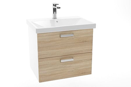 Naturel Vario skrinka s umývadlom Brevis 60cm biela/dub VARIO260ZBIDB