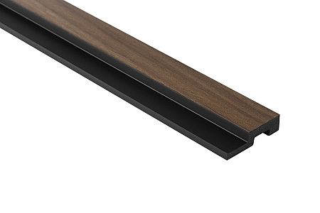 Obkladová lamela pravé ukončenie Fineza Slat Medium Dark oak 270X2,3 cm SLAT02DOR