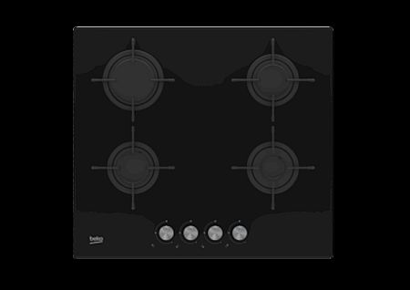 Plynová varná doska Beko čierna HILG64220S