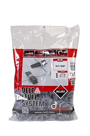 Spony 1 mm leveling system Delta Rubi 400 ks R2839