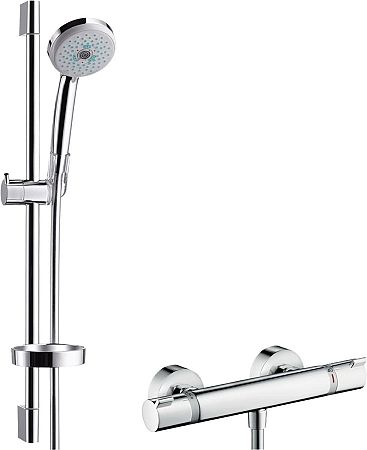 Sprchová batéria Hansgrohe Croma 100 so sprchovacím setom 150 mm chróm 27086000