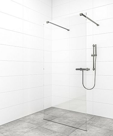 Sprchová zástena Walk-in 110 cm SAT vo farbe profilu Gun metal SATBWI110ZAVGM