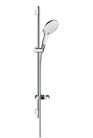 Sprchový set Hansgrohe Raindance Select S s mydlovničkou biela/chróm 27803400