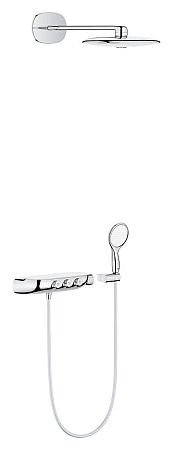 Termostat Grohe Smart Control bez podomietkového telesa Moon White, Yang White G26443LS0