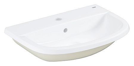 Zápustné umývadlo Grohe Bau Ceramic 56x40 cm alpská biela otvor pre batériu uprostred 39422000